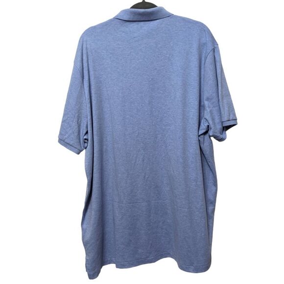 POLO RALPH LAUREN Classic Polo Shirt Sleeve Shirt Blue XXL - Picture 4 of 6